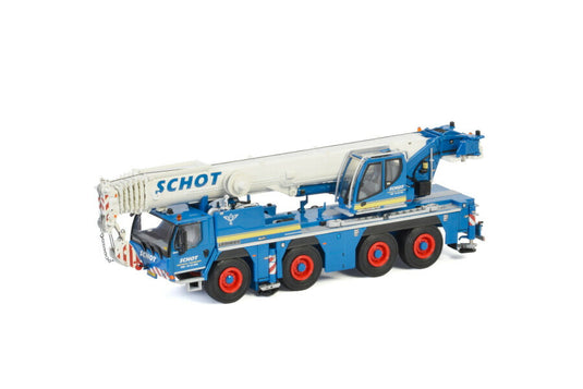 SCHOT LIEBHERR LTM 1090-4.2 モバイルクレーン/WSI 1/50 建設機械模型 工事車両