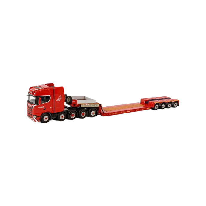 Nooteboom Red Line Scania S Highline CS20H 10x4 low loader 4-axle  トレーラー / WSI 1/50 建設機械模型 工事車両