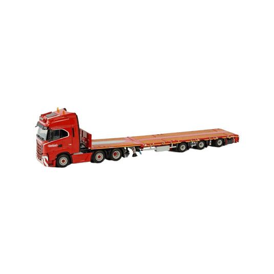 Nooteboom Red Line Iveco S-Way AS 6x2 Ballast Trailer  トレーラー / WSI 1/50 建設機械模型 工事車両