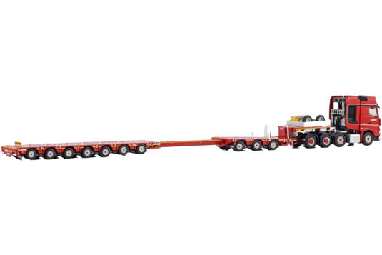 Nooteboom Red Line Mercedes-Benz Actros MP5 トラクタヘッド / WSI 1/50 建設機械模型 工事車両