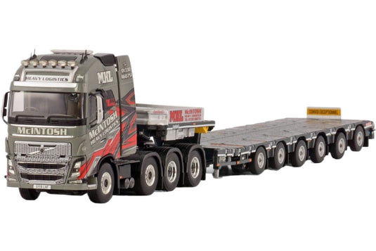 McIntosh Volvo FH4 Globetrotter XL ローローダー / WSI 1/50 建設機械模型 工事車両