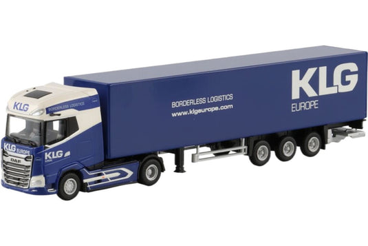 KLG Europe DAF XG+ MY25 ボックスセミトレーラー / WSI 1/87 建設機械模型 工事車両