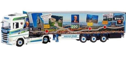 Hohner Raiffeisenliner Scania CS 20HD トラクタヘッド / WSI 1/87 建設機械模型 工事車両