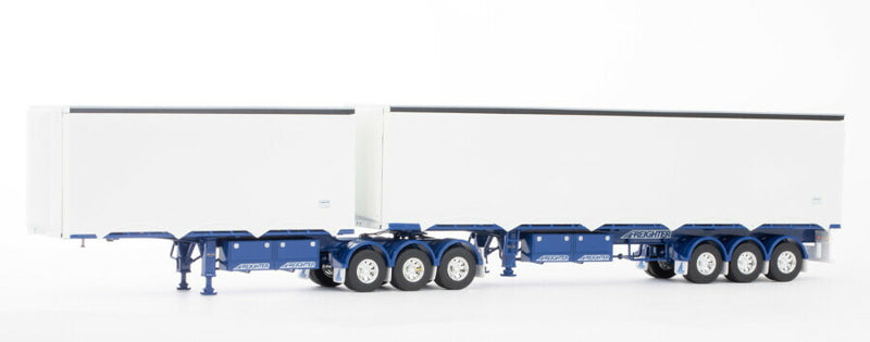 ギャラリービューアに画像をロードする, EZILINER B DOUBLE SETS White Blue / WSI 1/50 建設機械 模型
