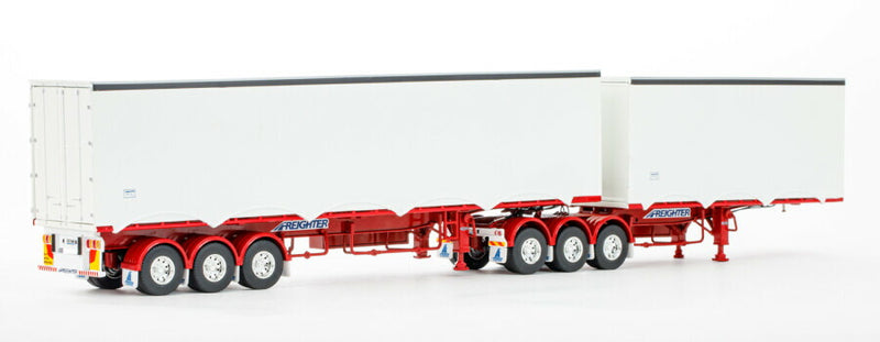 ギャラリービューアに画像をロードする, EZILINER B DOUBLE SET White / Red / WSI 1/50 建設機械 模型
