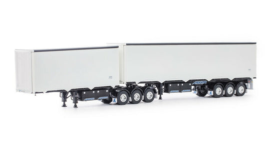 FREIGHTER EZILINER B DOUBLE SET White/Black / WSI 1/50 建設機械 模型