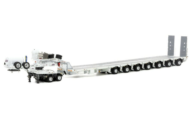 ギャラリービューアに画像をロードする, 2X8 DOLLY + 7X8 STEERABLE LOW LOADER S&amp;S Heavy Haulage / WSI 1/50 建設機械 模型

