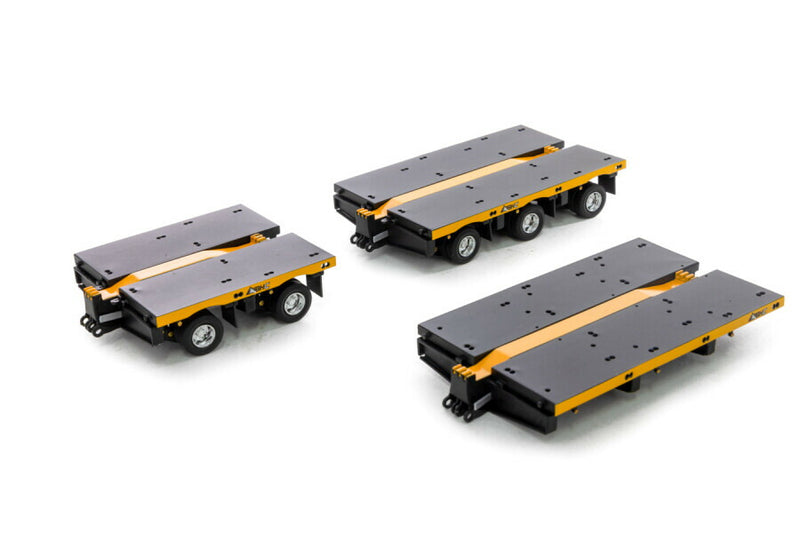 ギャラリービューアに画像をロードする, Big Hill Cranes STEERABLE ACCESSORY SET: DECK 2X8 + DECK 3X8 + CLIP / WSI 1/50 建設機械 模型
