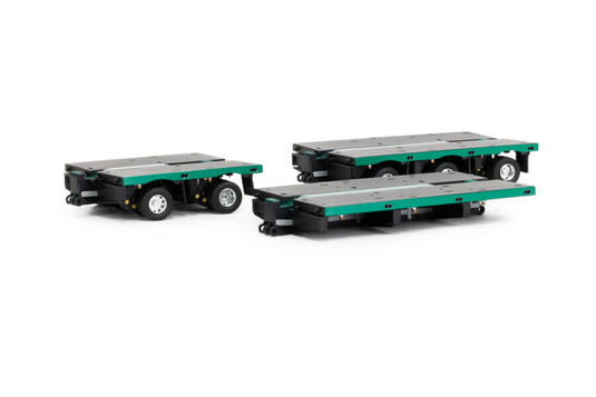 Drakeドレイク METALLIC GREEN STEERABLE ACCESSORY SET: DECK 2X8 + DECK 3X8 + CLIP / WSI 1/50 建設機械 模型