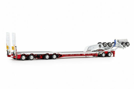 Drake 4X8 DROP DECK SWINGWING + 2X8 DOLLY WHITE/RED / WSI 1/50 建設機械 模型