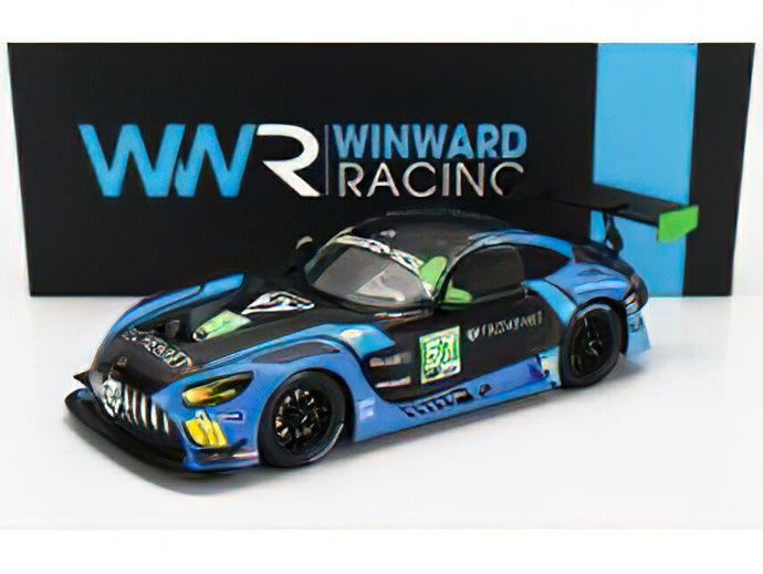 【予約】MERCEDES BENZ - AMG GT3 TEAM WINWARD RACING N 57 WINNER GTD CLASS 24h DAYTONA 2021 RUSSEL WARD - PHILIP ELLIS - INDY DONTJE - MARO ENGEL - BLUE BLACK/IXO 1/18ミニカー