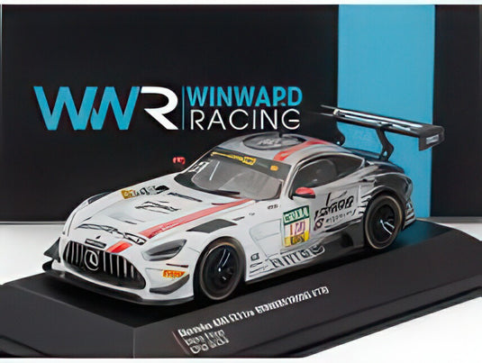 MERCEDES BENZ AMG GT3 EVO 6.2L V8 チーム ウィンワード 130号車 DTM シーズン 2024 マロ・エンゲル ホワイト グレー/ IXO 1/43 ミニカー