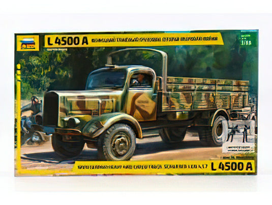 MERCEDES BENZ - L4500F TRUCK MILITARY 1944 - // ZVEZDA 1/35 トラック モデルキット プラモデル模型