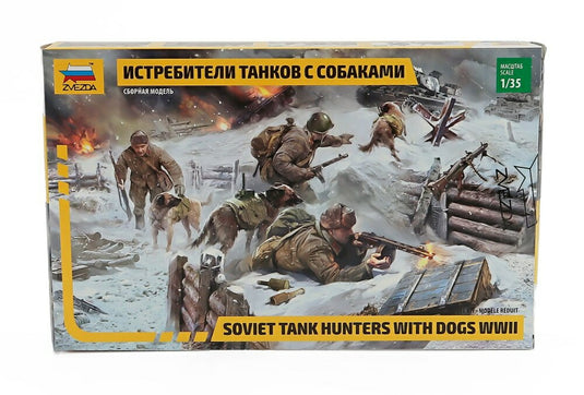 Figuresフィギュア Soviet Tank Hunters with Dogs Military Figuresミリタリーフィギュア / ZVEZDA 1/35 ミリタリー