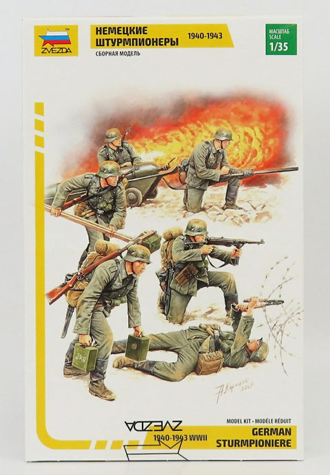 フィギュア ドイツ 兵士 突撃工兵 1940/ ZVEZDA 1/35 ミニカー
