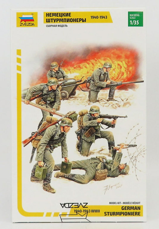 フィギュア ドイツ 兵士 突撃工兵 1940/ ZVEZDA 1/35 ミニカー
