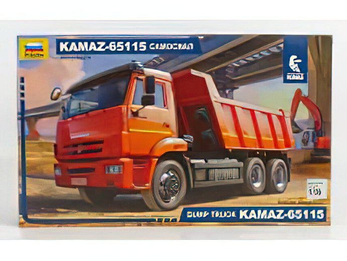 KAMAZ - 65115 TRUCK CASSONE RIBALTABILE 2006 - MOVIMENTO TERRA - // ZVEZDA 1/35 トラック モデルキット プラモデル模型