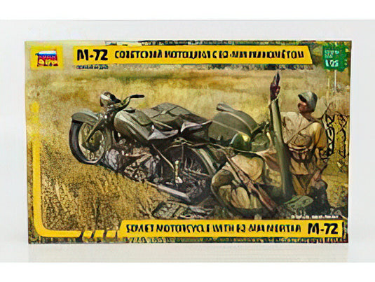 ZUNDAPP  M72 MILITARY MOTORCYCLE SIDECAR 1941/ZVEZDA 1/35模型プラモデルキット