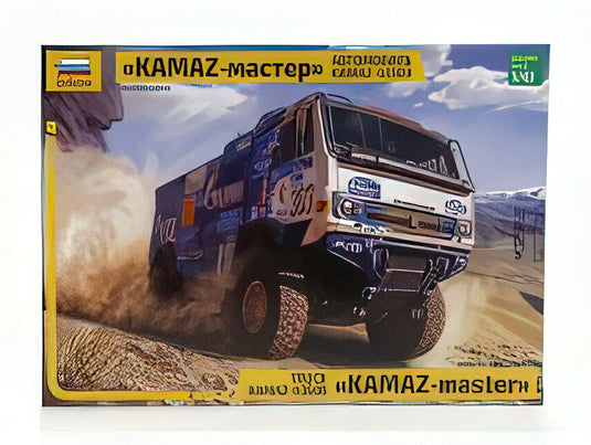 KAMAZ 43509 トラック N 303 ラリー シルク ロード 2022 アンドレイ カルギノフ - アンドレイ モキーエフ/ZVEZDA 1/43モデルキット プラモデル