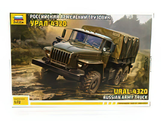 URAL - 4320 RUSSIAN TRUCK MILITARY - // ZVEZDA 1/72 トラック モデルキット プラモデル模型