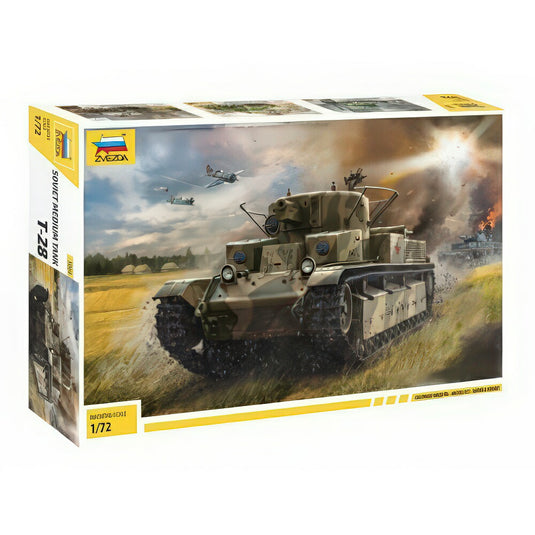 T 28 Soviet Tank キット ZS5064/ ZVEZDA 1/72 プラモデル キット模型