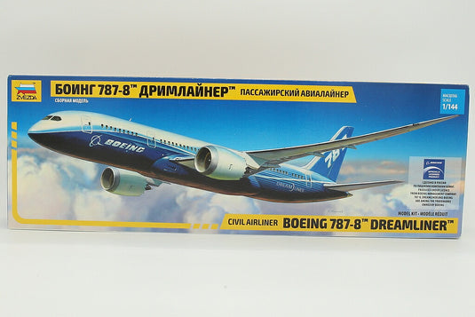 Boeing 787-8 Dreamliner ドリームライナー 組み立てプラモキット模型 飛行機 /ZVEZDA 1/144