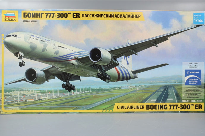 民間旅客機 Boeing 777-300 ER モデルキット/ ZVEZDA 1/144 模型