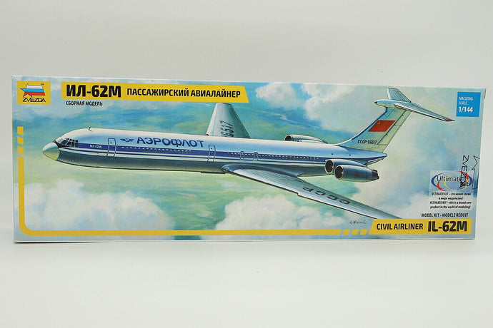 民間旅客機 IL-62M/ ZVEZDA 1/144  模型 プラモデル