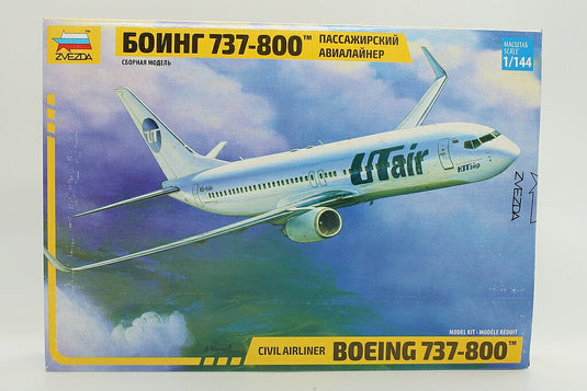 Boeing 737-800 ボーイング 組み立てプラモキット模型 飛行機 /ZVEZDA 1/144