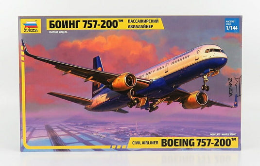 民間旅客機 Boeing 757-200 / ZVEZDA 1/144 模型 プラスチックモデルキット