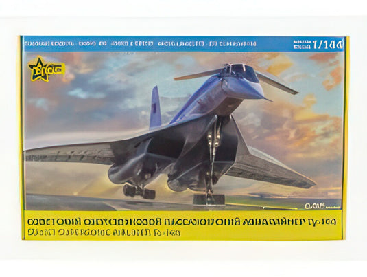 TUPOLEV TU-144 ソビエト超音速旅客機 軍用 1968/ ZVEZDA 1/144 プラモデル キット模型ミニカー
