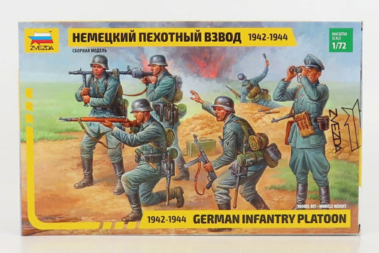 フィギュア 兵士 ミリタリー ドイツ 歩兵 小隊/ ZVEZDA 1/72 ミニカー