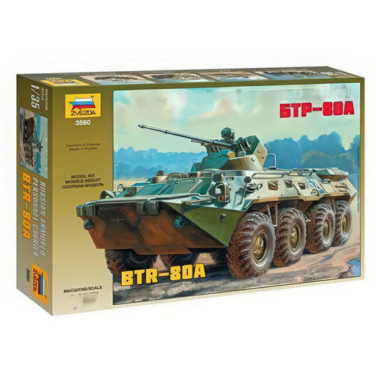 Btr 80a Russian Personnel Carrier キット Z3560/ ZVEZDA  プラモデル キット模型