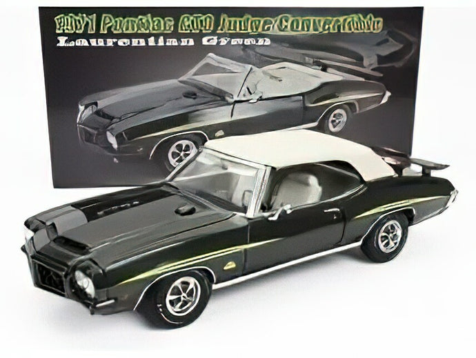PONTIAC - GTO JUDGE CABRIOLET 1971 - LAURENTIAN GREEN /ACME 1/18 ミニカー