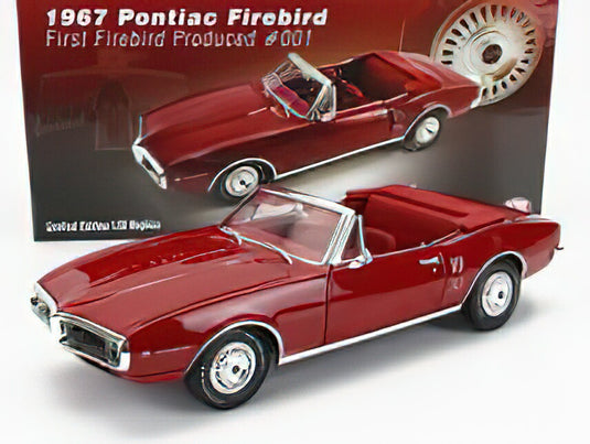 PONTIAC - FIREBIRD CABRIOLET 1967 - RED /ACME 1/18 ミニカー