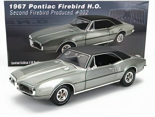 PONTIAC - FIREBIRD COUPE 1967 - SILVER MATT BLACK /ACME 1/18 ミニカー