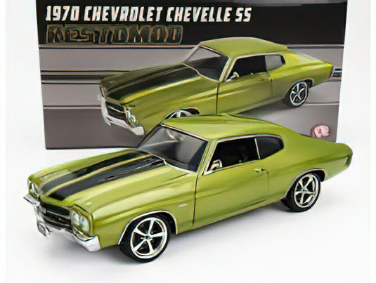 Chevrolet Chevelle Ss クーペ Restomod 1970 グリーン Met A1805525/ ACME 1/18 ミニカー