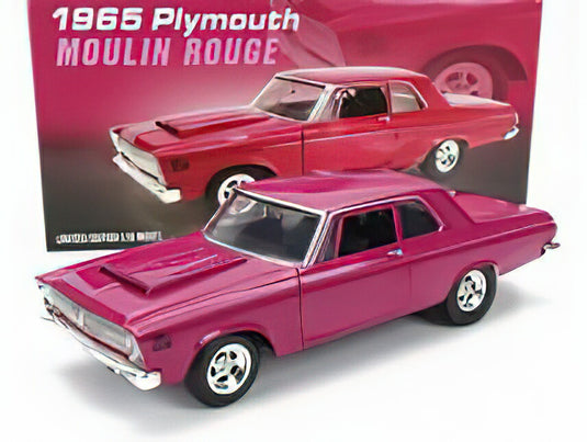 PLYMOUTH - BELVEDERE 426 HEMI CUSTOM 1965 - DARK PINK /ACME 1/18 ミニカー
