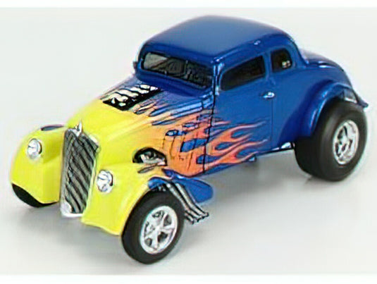 FORD USA - WILLYS GASSER CUSTOM 1933 - BLUE YELLOW /ACME 1/18 ミニカー