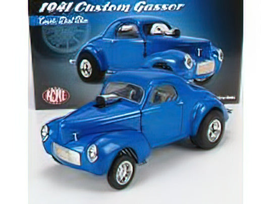 FORD USA - WILLYS GASSER CUSTOM 1941 - BLUE /ACME 1/18 ミニカー