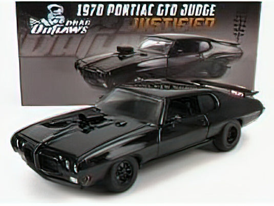 PONTIAC - GTO JUDGE COUPE OUTLAWS DRAGSTER 1970 - BLACK /ACME 1/18 ミニカー