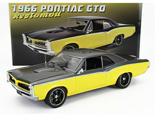 PONTIAC - GTO COUPE RESTOMOD 1966 - YELLOW BLACK /ACME 1/18 ミニカー