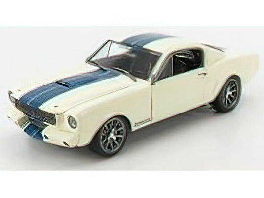 FORD USA - MUSTANG SHELBY GT350R COUPE STREET FIGHTER 1965 - WHITE LIGHT BLUE /ACME 1/18 ミニカー