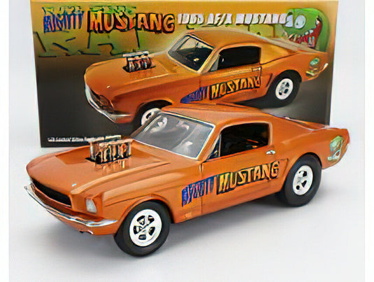 FORD USA - MUSTANG A/FX COUPE N 0 RAT FINK MIGHTY 1965 - ORANGE MET /ACME 1/18 ミニカー