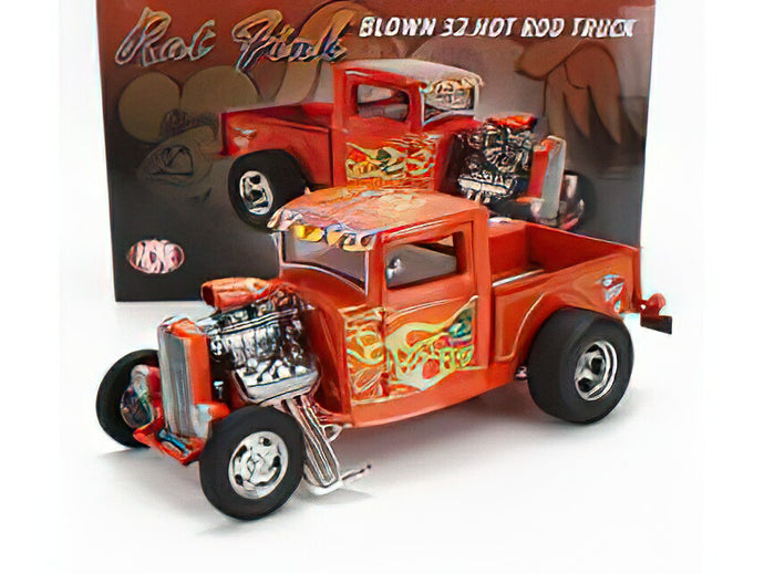 FORD USA - PICK-UP HOT ROD CUSTOM RAT FINK 1932 - ORANGE /ACME 1/18 ミニカー