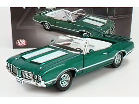 OLDSMOBILE 442 W-30 カブリオレ 1972 グリーンメタリック/ ACME 1/18 552台限定ミニカー