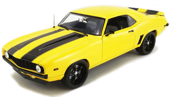 1969 Chevrolet Camaro Street Fighter in Yellow with Black Stripes /ACME 1/18 ミニカー