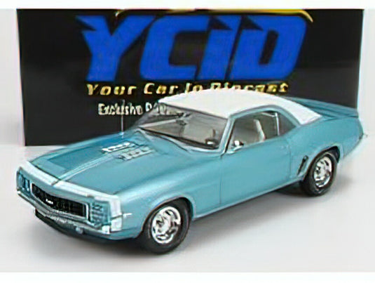 CHEVROLET - CAMARO RS350 COUPE 1969 - LIGHT BLUE MET WHITE /ACME 1/18 ミニカー