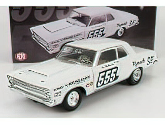 PLYMOUTH - BELVEDERE N 555 SUPER STOCK 1965 K.MONTGOMERY - WHITE /ACME 1/18 ミニカー