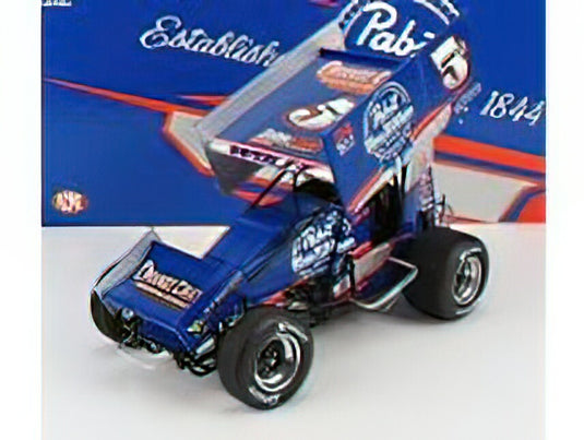 FORD USA - TEAM PABST BLUE RIBBON BEER N 5 SPRINT CAR SEASON 2021 L.WOLFE - BLUE /ACME 1/18 ミニカー